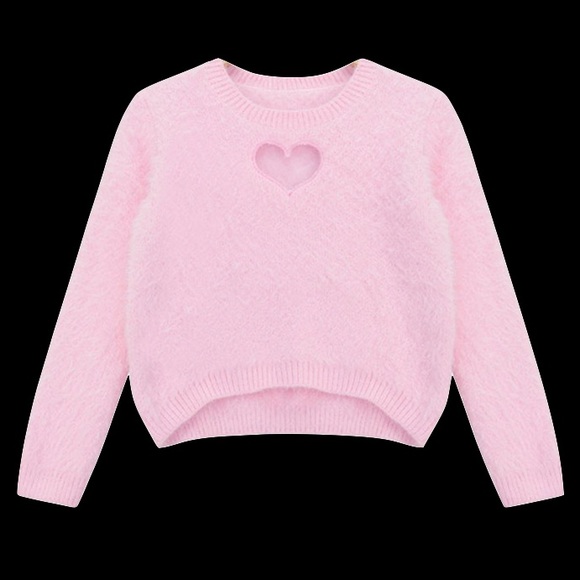 Heart cut out sweater Clearance